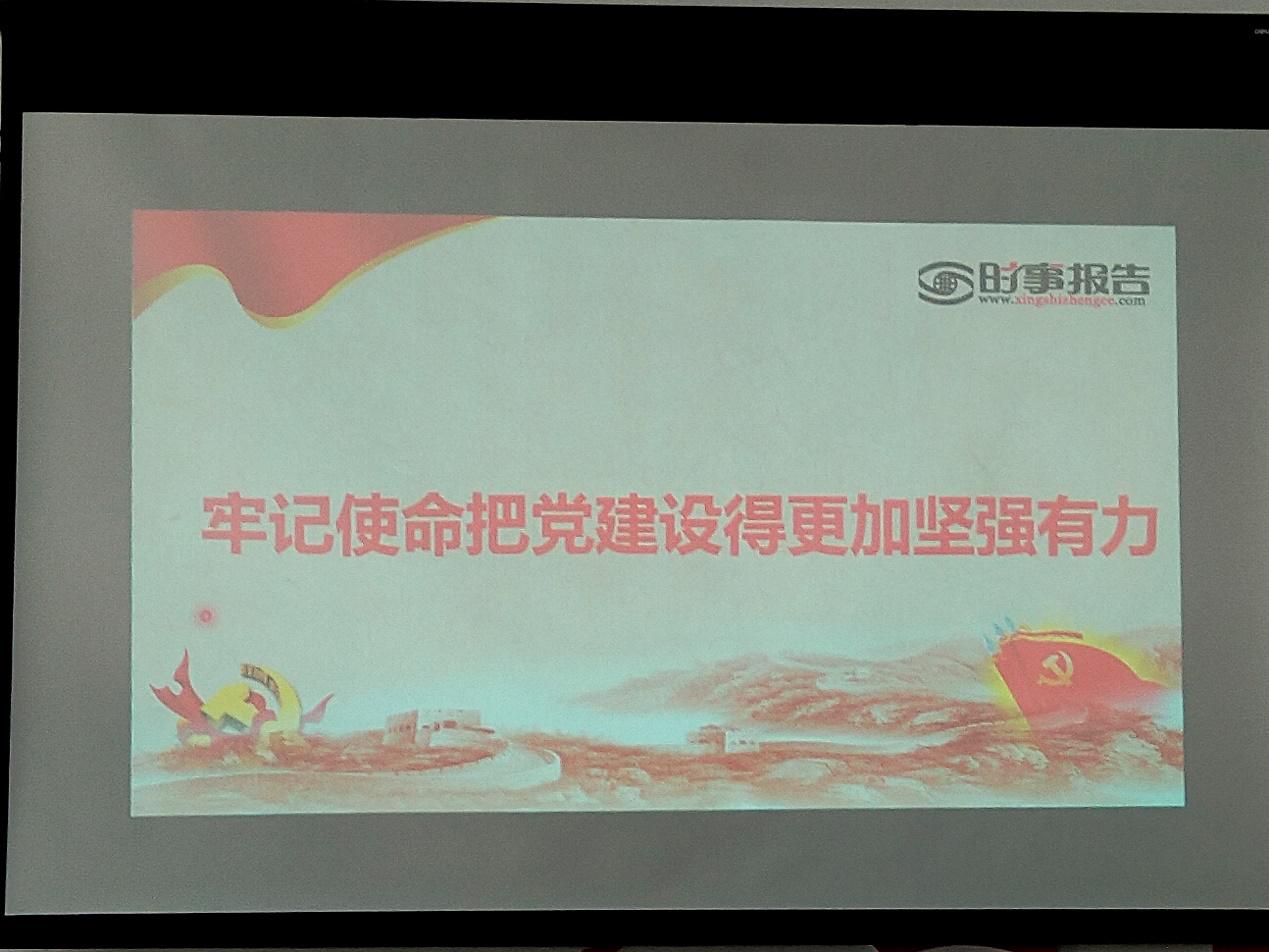 牢记使命把党建设得更加坚强有力——​公司党总支书记邱树华讲授专题思政课